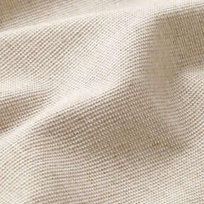 Tissu déco semi-panama nervuré en coton recyclé – beige, 