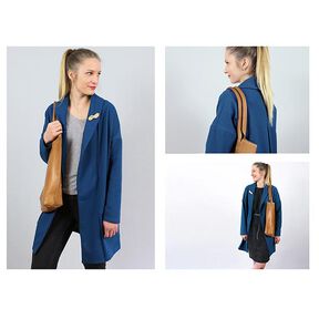 Veste sweat à col châle et pli creux FRAU KATI | Patron prêt à découper | XS-XXL, 