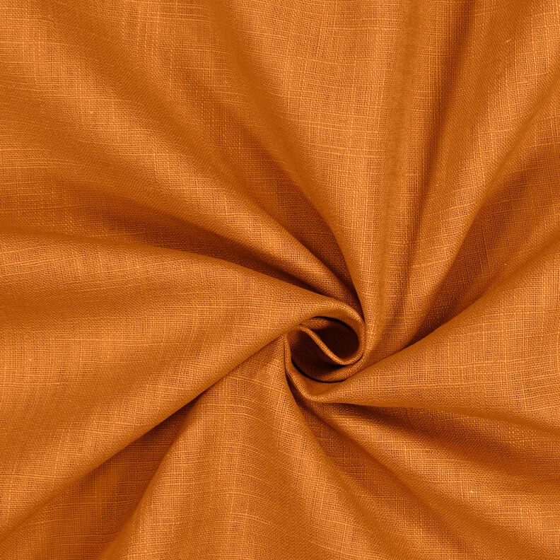 Tissu de lin en ramie mélangée medium – caramel, image number 1