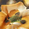 Mousseline Fleurs aquarelle – blanc/jaune curry,  thumbnail number 2