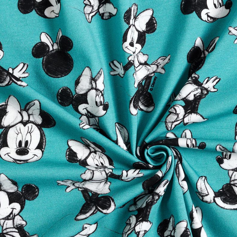 Jersey coton Minnie Mouse | Disney – bleu clair,  image number 3