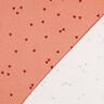 Jersey côtelé Cœurs éparpillés | Poppy Fabrics – saumon/rouge foncé,  thumbnail number 4