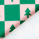Soft sweat Sapins de Noël – vert genévrier/rose clair,  thumbnail number 4