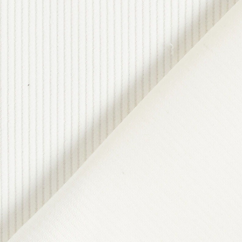 Velours côtelé fin uni – blanc,  image number 4
