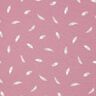 Jersey coton Plumes – vieux rose,  thumbnail number 1
