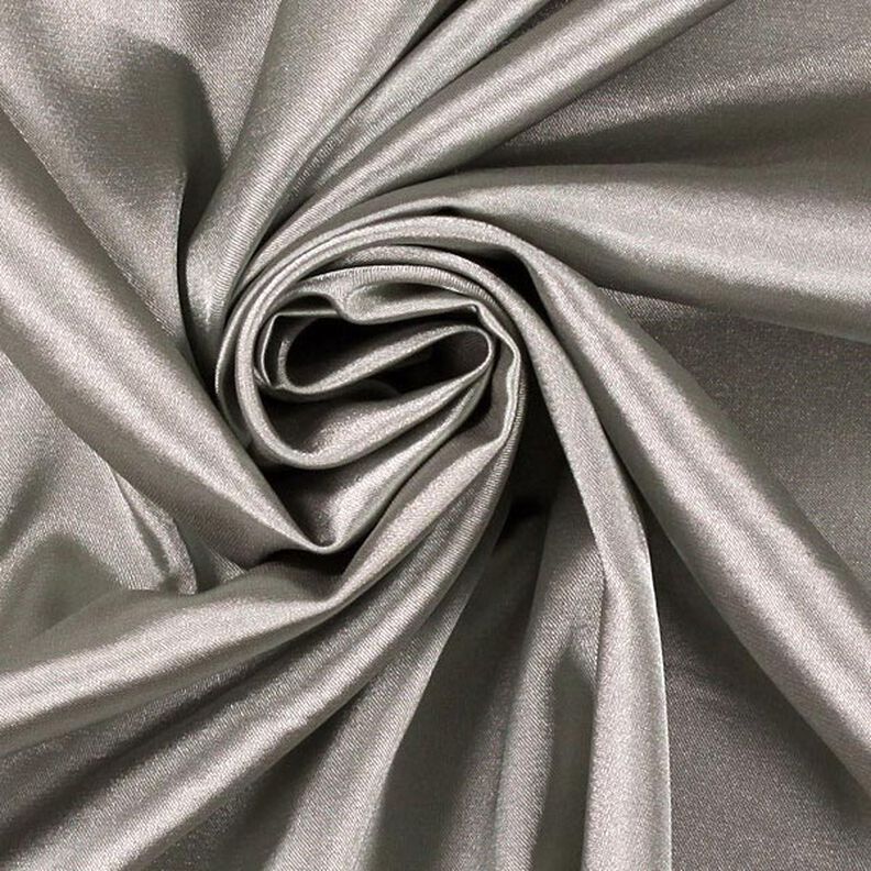 Stretch Satin – argent métallique,  image number 2