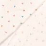 Tissu double gaze de coton Cœurs multicolores Impression numérique – blanc,  thumbnail number 4