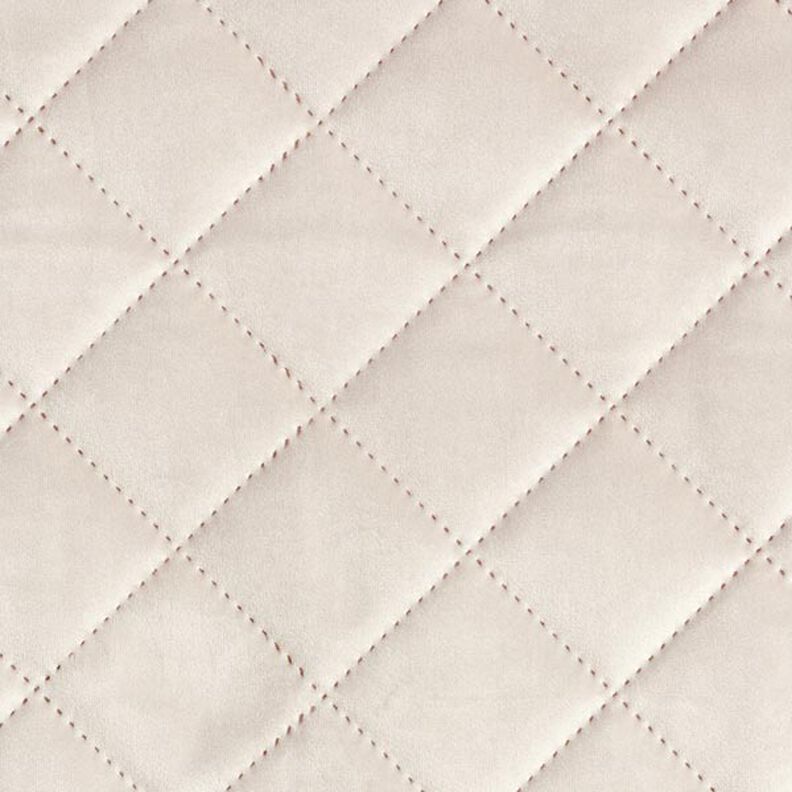 Tissu de revêtement Velours Tissu matelassé – beige,  image number 1