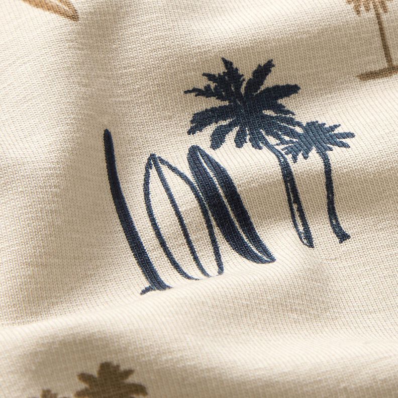 Jersey coton Sentiment d'Hawaï – taupe clair,  image number 2