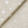 Tissu de décoration Semi-panama Étoiles – nature/blanc,  thumbnail number 4