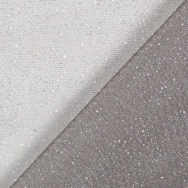 Tissu tulle scintillant – gris foncé/argent,  image number 5