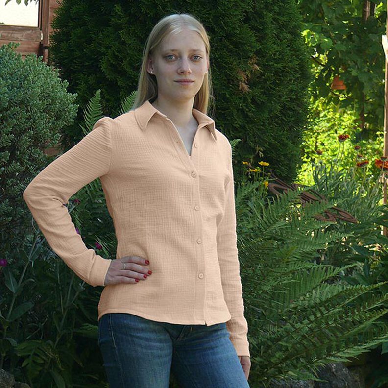 Bouton nacré pastel - beige clair,  image number 7