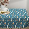 Tissu en coton Cretonne Banc de poissons – gris bleu,  thumbnail number 5