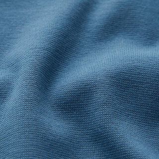 GOTS Bord-côtes coton | Tula – bleu jean, 