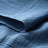 Tissu double gaze de coton – bleu acier,  thumbnail number 5