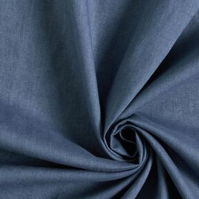 Lin mélangé léger prélavé – gris bleu, 