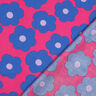 Popeline coton Big Flower | Nerida Hansen – rose intense/bleu jean,  thumbnail number 4
