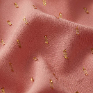 Tissu en viscose gouttes scintillantes – vieux rose, 