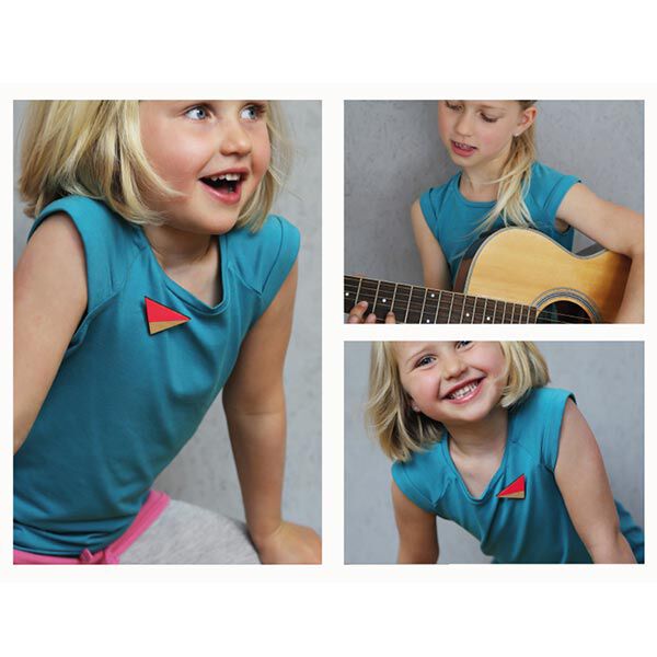 JOSY - Chemise raglan et revers sur les épaules, pour filles, Studio Schnittreif | 86 - 152, image number 2