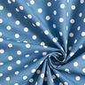 Popeline coton Grands pois – bleu jean/blanc,  thumbnail number 5