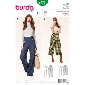 Pantalon, Burda 6573, 