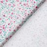 Tissu en coton Popeline jolies petites fleurs – menthe poivrée/violet pastel,  thumbnail number 4