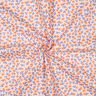 GOTS Popeline coton Streublümchen | Poppy Fabrics – nature/orange pêche,  thumbnail number 4
