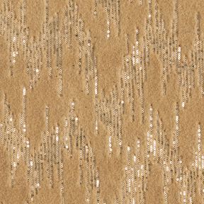 Lainage manteau à rayures pailletées – beige, 