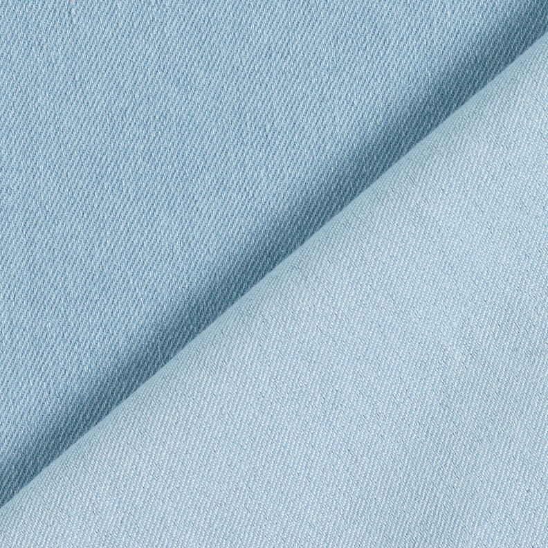 Denim de coton stretch moyen – bleu clair, image number 3