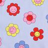 Coton enduit Fleurs joyeuses | Poppy Fabrics – bleu bébé/rose,  thumbnail number 7