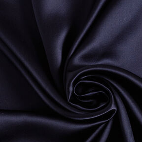 Satin de soie – bleu nuit, 