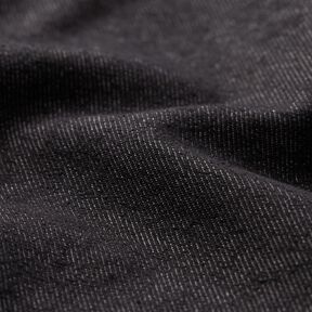 Denim de coton stretch mélangé moyen – noir, 