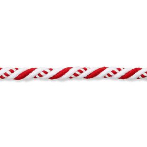 Cordon Maritime [8mm] – blanc/rouge, 