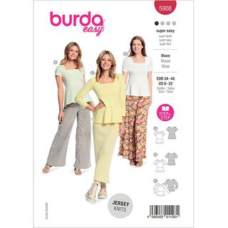 Chemisier  | Burda 5908 | 34-48, 