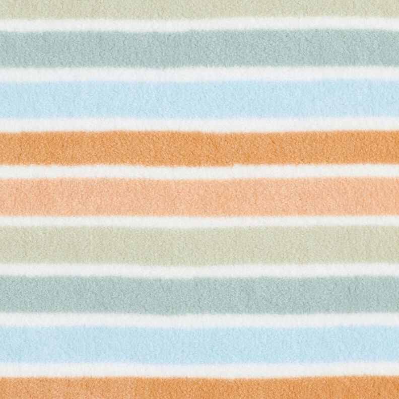 Polaire anti-boulochage rayures colorées – blanc/vert,  image number 1