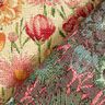 Tissu de décoration Gobelin Fleurs des champs – beige clair/carmin,  thumbnail number 4