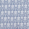 Tissu double gaze de coton Motif traditionnel – blanc/indigo,  thumbnail number 1