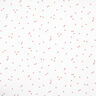Tissu double gaze de coton Cœurs parsemés – blanc/or rose,  thumbnail number 1