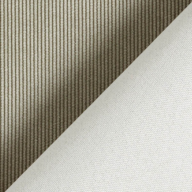 Tissu de revêtement Velours milleraies – gris clair,  image number 3