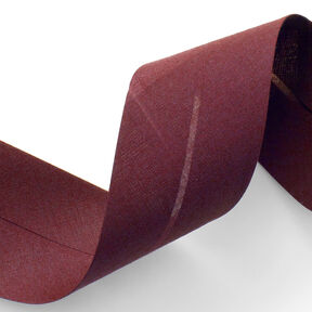 Biais Polycotton [50 mm] – rouge bordeaux, 