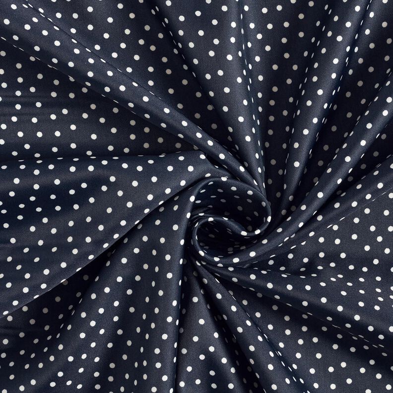Tissu de doublure Pois – bleu marine,  image number 3