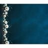 Jersey coton Pissenlits Tissu bordure | Glitzerpüppi – bleu noir/amande,  thumbnail number 1