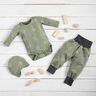 Jersey gaufré Bébés éléphants – greige,  thumbnail number 7