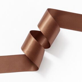 Ruban de satin [25 mm] – marron moyen, 