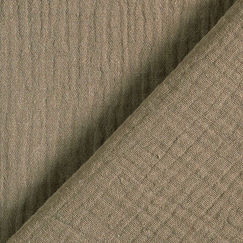 Tissu double gaze de coton – gris schiste,  image number 4