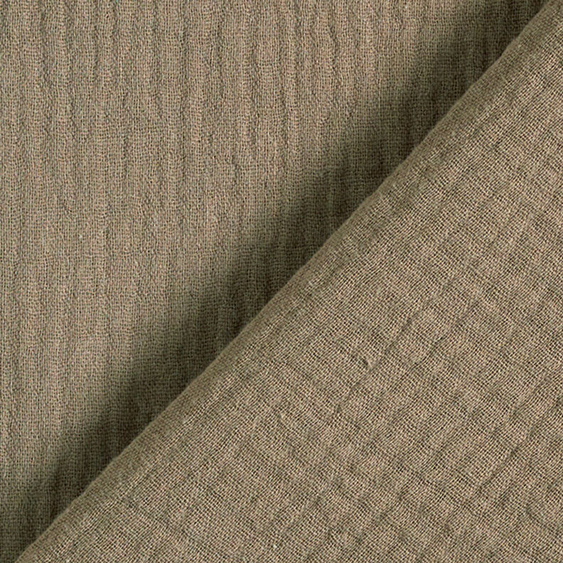 Tissu double gaze de coton – gris schiste, image number 4