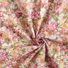Popeline coton Fleurs romantiques – rose/beige,  thumbnail number 3