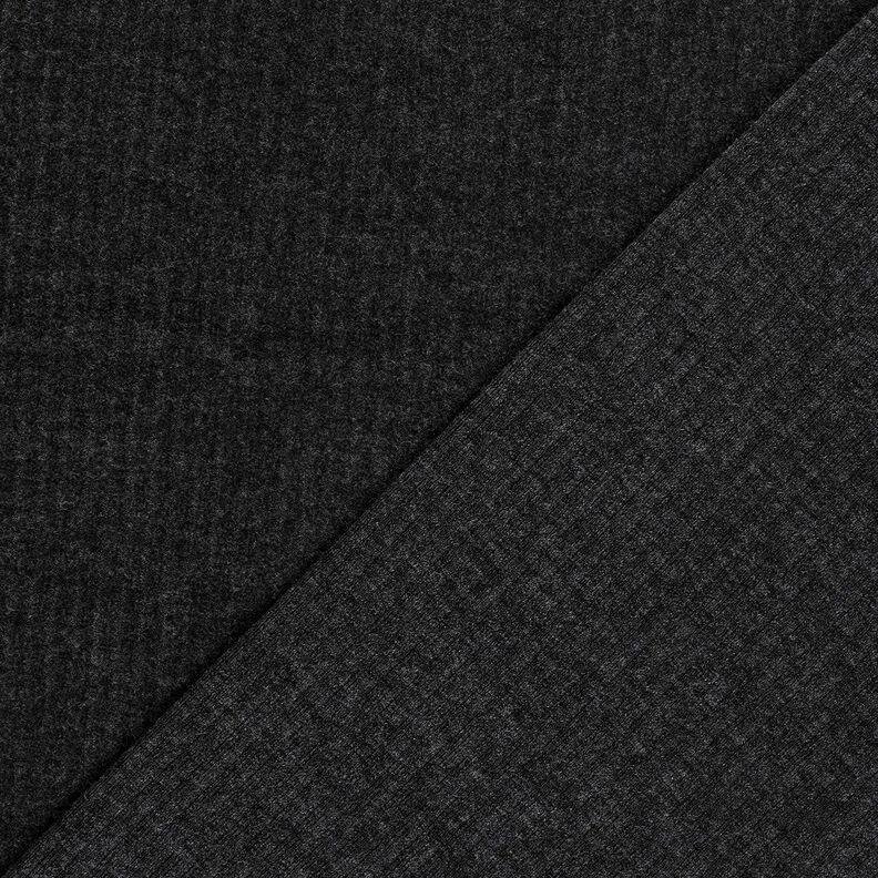 Tricot côtelé uni ultra doux – noir,  image number 4
