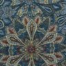 Tissu de décoration Gobelin Mandala Blumen – noir/bleu,  thumbnail number 6