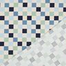 Jersey coton Carreau | Poppy Fabrics – nature/gris bleu,  thumbnail number 4